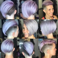 Hairstyleology | Flickr Edgy Undercut, Undercut Hairstyles Women, Undercut Bob, Pixie Bob Hairstyles, Faded Hair, Short Hair Undercut, Undercut Pixie, Edgy Hair, Penteado Cabelo Curto