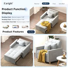 an image of a couch that is on the webpage for furniture stores and online stores