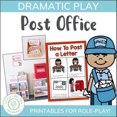 a post office printable for kids to use