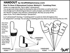 instructions for how to draw an origami handout by graphitplanacy com