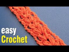 an easy crochet pattern with the words easy crochet written on it