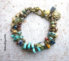 Wild and Free Boho Style Me Mixed Color Beaded Layering - Etsy Czech Beads Jewelry, Bohemian Jewels, Boho Beads, 2024 Ideas, Bracelets Handmade Diy, Bohemian Bracelet, Making Bracelets, Diy Jewlery, Boho Jewellery