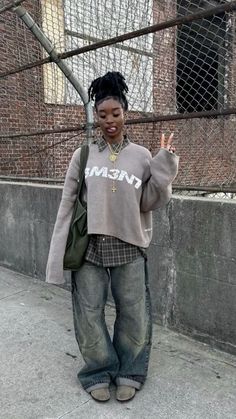 Pakaian Hipster, Street Style Outfits Casual, Earthy Outfits, Neue Outfits, Tomboy Style Outfits