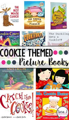 some children's books with the title cookie themed picture books