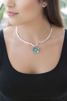 Did you know we sell chokers, too? Try out our slide chokers for a beautiful way to display your favorite LeightWorks pieces. Our Plumeria Pendant looks stunning at this length accentuated by the thick silver band of the choker.   Couple up our Plumeria Pendant with Slide Choker!   #chokerdress #choker❤ #chokernecklace #chokermania #chokers #chokerlover #chokersets #chokerstyle #chokercrystal #chokerset #chokerfashion #choker #leightworks #crystalpendant #davidLeight Handmade Crystal Jewelry, Choker Dress, Silver Band, Turquoise Necklace, Arrow Necklace, Did You Know