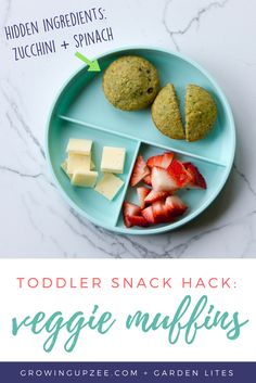 toddler snack hack veggie muffins with hidden ingredients and spinach