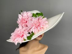 "One size hat.(20\"-22.5\") Adjustable inner band Wired brim. Brim is approx. 6\" Please visit my other shop https://www.etsy.com/shop/BridalWorldAccessory Thank you very much for shopping  at my shop Have a great day." White Top Hat For Kentucky Derby Country Events, White Top Hat For Kentucky Derby, White Hats For Kentucky Derby And Country Events, White Hat For Kentucky Derby, Elegant Brimmed Boater Hat For Country Events, White Fedora Straw Hat For Wedding, White Sun Hat For Kentucky Derby Country Events, Wedding Fedora Sun Hat For Royal Ascot, Fedora Sun Hat For Wedding At Royal Ascot