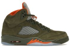 Check out the Jordan 5 Retro Olive (2024) available on @StockX Summer Collection Men, Jordan 4’s, Jordan Yeezy, Nike Air Jordan 5, Dr Shoes, Jordan 5 Retro, Jumpman Logo, Jordan 8, Air Jordan 5 Retro