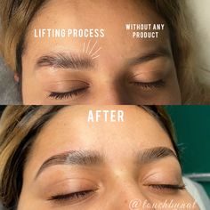 Brow Lamination Before And After Blonde, Brow Lamination And Tint Before And After, Brow Tint Before And After, Laminated Brows Before And After, Brow Lamination After Care, Eyebrow Lamination Before And After, Brow Lamination And Tint, Laminated Eyebrows