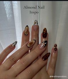 Black Nail Designs Fall, Molding Gel Nail Art, Weird Nail Designs, Detail Nails, Zebra Nails, Wow Nails, Hippie Nails, Summery Nails, Simple Acrylic Nails