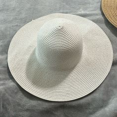 New White Sun Hat -Never Been Worn -Bought Brand New On A Cruise White Sun Hat, Club Accessories, Lime Green Shorts, Uniqlo Bags, Cc Beanie, Nike Tennis Dress, Beach Hat, Wide Brimmed Hats, Hat Band