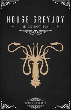 the house greyjoy book cover with an image of a demon's head on it