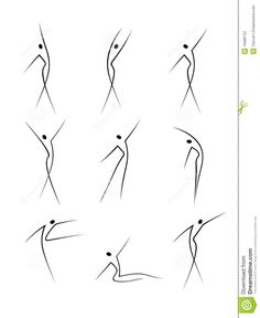 an image of different lines in the shape of a person's body stock photo