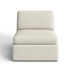 a white chair on a white background