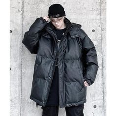 * "Kawakami" Down coat is in Asian size : Take one size bigger than your usual size. "Kawakami" Down coat Looking for an urban touch for the cold seasons? Get this beautiful "Kawakami" streetwear coat, cut in an oversized style to be right on trend. Whether it's to keep you warm or to enhance your style, this garment we offer knows how to keep its promises. With its synthetic leather fabric, this coat has a very nice finish, competing for sure with real leather. As this type of textile is non-wo