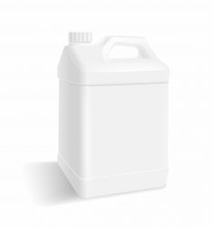 a gallon of white liquid on a white background