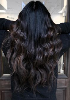 Coffee Hair Color, Dark Brown Hair Balayage, Coffee Hair, Hair Color And Cut