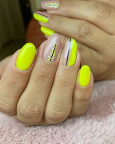 33+ Prettiest Ideas For Yellow Gel Nails [2024] Yellow Gel Nails, Nails Plain, Plain Yellow, Nails Yellow, Nails 2024, Gel Nails, Pins