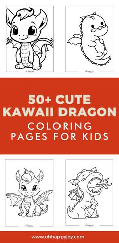 Cute Dragon Coloring Pages