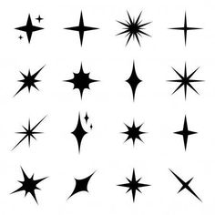 black and white stars silhouettes on a white background stock photo, images and royalty