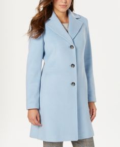 Single Breasted Coat, Classic Coats, Calvin Klein Women, Wool Blend Coat, Calvin Klein Woman, Cashmere Wool, Coat Fashion, Dresses With Leggings, Coat Dress