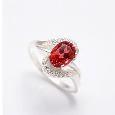 Red Ruby 925 Sterling Silver Gemstone Faceted Elegant Jewelry Ring ~ Handmade Jewelry ~ Designer Ring Jewelry ~  The Ring is stamped 925. We guarantee the quality and the genuine properties of silver and the stone. About Ruby - Ruby is distinguished for its bright red color, being the most famed and fabled red gemstone. Beside for its bright color, it is a most desirable gem due to its hardness, durability, luster, and rarity. Transparent rubies of large sizes are even rarer than Diamonds. Ruby Rarity Transparent, Natural Ruby Ring, Red Gemstones, Women Ring, Ring Women, Gift Ring, Ruby Gemstone, Red Ruby, Ruby Ring