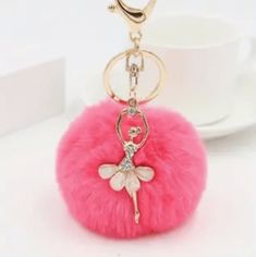 Plush Ball Ballet Dancer Keychain Gifts Texas Dance Supply Red Dance Supplies, Unique Keychain, Unique Keychains, The Dancer, The Ballet, Dance Bag, Ballet Dancer, Ballet Dancers, Soft Material