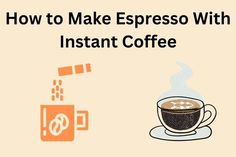 Espresso instant coffee Instant Coffee Espresso, Espresso With Instant Coffee, Instant Coffee Recipes, Best Instant Coffee, Cafe Bustelo, Cold Brew Coffee Recipe, Espresso Recipes, Espresso Shot, Coffee Recipe