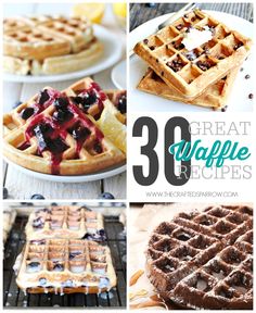 the great waffle recipes are here to help you get ready for breakfast and dessert