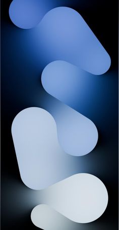 an abstract photo of blue and white lights