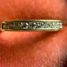 Vintage Diamond Ring 14K Yellow Gold Diamond 0.40CT SI 3.6gm Size 7 sizing available with fee contact us to have it added to the price before checkout. Thank you for visiting our shop! 𝑫𝑴𝑲 𝑱𝒆𝒘𝒆𝒍𝒓𝒚 Each order will be beautifully packaged Our jewelry is 100% Authentic Please feel free to look at the other items I hope you will find something else that will like and interest you. EVERY DAY JEWELRY!!! Perfect gift for any occasion. Heirloom Eternity Band With Prong Setting As Gift, Heirloom Eternity Band With Prong Setting, Classic 14k Gold Eternity Band With Vs Clarity, Classic Diamond Ring With Channel Set As Gift, Gold Heirloom Style Eternity Band Gift, Yellow Gold Channel Set Eternity Band Gift, Classic Channel Set Ring Gift, Classic 14k Gold Eternity Band For Anniversary, Classic Gold Eternity Band With Brilliant Cut