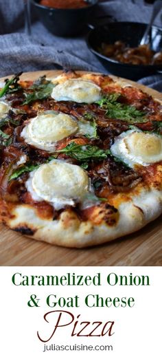 a pizza sitting on top of a wooden cutting board