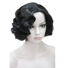 Category:Synthetic Wig; Gender:Women's; Wig Type:Cosplay Wig,Natural Wigs; Occasion:Daily Wear,Party / Evening,Vacation,Daily,Cosplay Costumes; Age Group:Adults; Cosplay Works:Roaring 20s; Color Shade:Blonde,Brown; Hair Material:Synthetic Hair; Cap Construction:Machine Made; Texture:Curly; Length:Short; Features:Soft,Cosplay,Fashion,Comfortable,Fluffy; Heat Resistant:Yes; Listing Date:03/09/2022; Cap Circumference:; Front to Back:; Nape of Neck:; Side to Side Across Forehead:; Side to Side Over Flapper Wigs, Flapper Hairstyles, Hairstyles Wig, Marilyn Monroe Costume, Flapper Hair, Finger Wave, 1920's Flapper, Wigs Short, Finger Waves