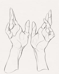 two hands reaching up to each other with one hand holding the other's fingers