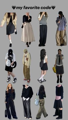 Geek Chic Outfits, Fitness Wear Outfits, Korean Casual Outfits, Coachella Outfit, Everyday Fashion Outfits, Capsule Outfits, Fashion Hacks Clothes