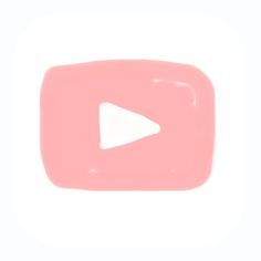 a pink play button with a white arrow on the bottom and an orange one in the middle