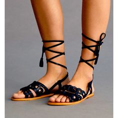 Pilcro Woven Tie-Up Gladiator Sandals * Leather Upper, Insole, Sole * Tie Styling * Imported Black Open Toe Lace-up Sandals For Festival, Black Flat Heel Sandals For Festival, Casual Lace-up Sandals With Heel Strap, Black Lace-up Sandals With Adjustable Fit And Round Toe, Adjustable Flat Lace-up Sandals With Removable Insole, Black Round Toe Lace-up Sandals For Festivals, Black Lace-up Sandals With Heel Strap For Beach, Black Lace-up Sandals With Round Toe For Festival, Black Strappy Lace-up Sandals For Festival