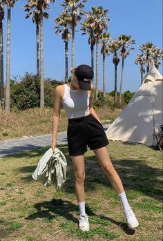 Barbecue Outfit, 2024 Fits, Modele Fitness, Summer Fits, Mode Inspo, Sporty Outfits, 가을 패션, Looks Style, Casual Style Outfits