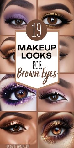 If you have lovely brown eyes, there are plenty of ways to make them even more stunning. Whether you like to keep things subtle or go all out, this article is packed with makeup ideas for brown eyes. Wedding, colorful, natural, tutorial, party, dark skinned winged eyeliner, black dress, step by step, and hair, and blonde hair, and black hair. #SeptemberReset24