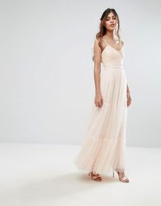 Little Mistress Tulle Maxi Dress in Tiers Pink Tulle Dress, Tiered Dresses, Tulle Maxi Dress, Party Dresses Online, Womens Prom Dresses, Maxi Skirt Dress, Prom Dress Shopping, White Dress Summer, Prom Dresses Short