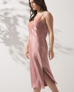 Satin Nightie, Silk Nightwear, Silk Clothes, Silk Nightgown, Long Slip, Lace Nightgown, Suspender Dress, Silk Pajamas, Silk Slip