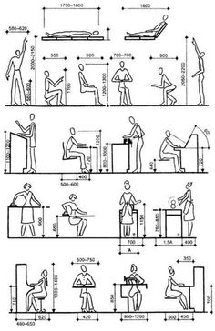 the diagram shows how people are doing different things in their body, including sitting and standing