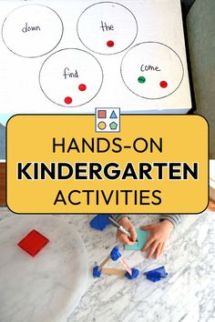 hands - on kindergarten activities for kids to do in the kitchen or at home with their parents