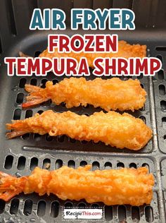 air fryer frozen tempura shrimp on the grill