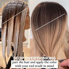 CARLY  ZANONI • Color & Placement Expert For Hairstylists on Instagram: "Chronic over thinker here 🙋🏼‍♀️

Here are a few things that helped me do a little bit less overthinking 🫶🏼" Hair Dye Techniques, Hair Color Placement, Root Melt, Colored Hair Tips, Beach Hairstyles For Long Hair, Hair Techniques, Hair Color Techniques, Summer Hair Color For Brunettes