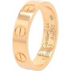 Radiate elegance and timeless love with the Cartier Mini Love Pinky Band. This exquisite ring, crafted from 18K rose gold, captures the essence of romance and sophistication. The warm, blush tones of the rose gold are accentuated by the iconic Cartier screw motif, symbolizing the unbreakable bonds of love and commitment. Each curve and contour of this band is meticulously designed to offer not just a piece of jewelry, but a profound statement of affection.Slip this luxurious piece onto your finger and feel the connection to Cartier’s legacy of masterful craftsmanship and design. Whether you are treating yourself or bestowing a cherished gift upon your significant other, this band promises to be a cherished emblem of your most precious moments. Its refined yet modern aesthetic makes it a ve Rose Gold Cartier, Mini Love, Timeless Love, Blush Tones, Luxury Rings, Romantic Gift, Modern Aesthetic, Love Symbols, The Rose