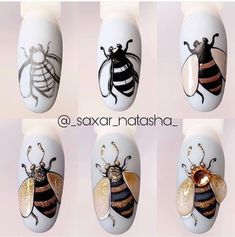 Ladybug Nails, Nail Drawing, Beauty Nails Design, Gel Nails Diy, Animal Nails, Instagram Nails