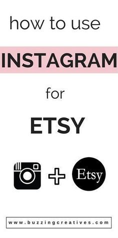 how to use instagram for etsy