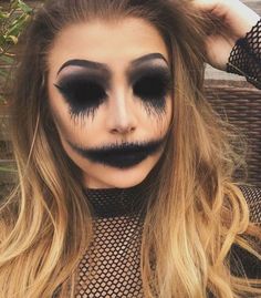 Makeup Clown, Halloween Makeup Ideas, Cool Halloween Makeup