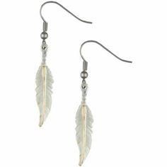 Montana Silversmiths Dream Feathers Dangle Earrings, ER1967 Tractor Supply, Stylish Earring, Accessories Jewelry Earrings, Feather Earrings, Women Accessories Jewelry, Fine Silver, Formal Wear, Tractor, Montana